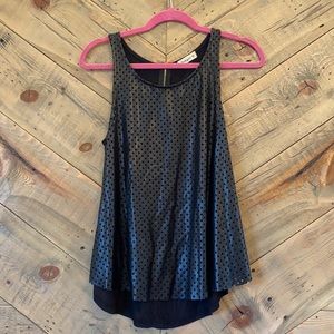 Ginger G Faux Leather Swing Top S